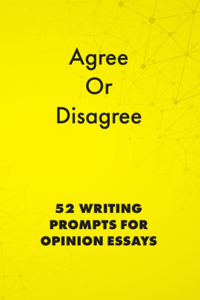 Agree Disagree Writing Journal Cover